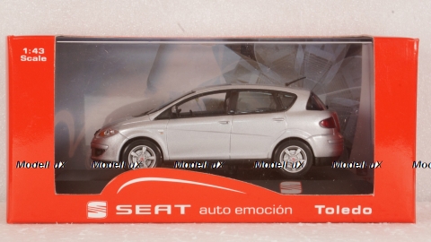 Seat Toledo 2004-2009 silver grey, Seat 1:43