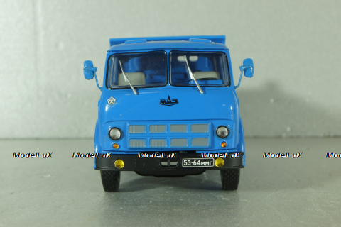 Маз-503А грузовик с самосвальным кузовом 1975 с доработками, синий, Н758, Наш Автопром 1:43