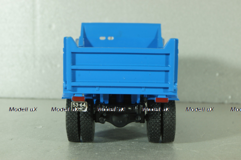 Маз-503А грузовик с самосвальным кузовом 1975 с доработками, синий, Н758, Наш Автопром 1:43