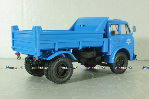 Маз-503А грузовик с самосвальным кузовом 1975 с доработками, синий, Н758, Наш Автопром 1:43