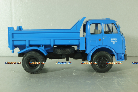 Маз-503А грузовик с самосвальным кузовом 1975 с доработками, синий, Н758, Наш Автопром 1:43