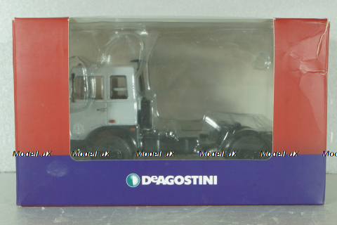 Маз-54323 тягач 1988г, серый, конверсия шасси - АвтоИстория, кабина НАП 1:43