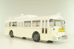 Chausson Vbc-Apurmtt Trolleybus Filobus France 1963, beige, AUTOBUS DAL MONDO №110, Hachette 1:43 Дефект!