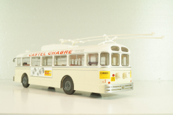 Chausson Vbc-Apurmtt Trolleybus Filobus France 1963, beige, AUTOBUS DAL MONDO №110, Hachette 1:43 Дефект!