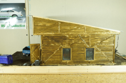 Гараж для грузовых авто с освещением, Garage Models 1:43