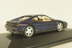 Ferrari 348 tb coupe 1989, dark matt blue, 010115, Herpa 1:43