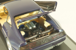 Ferrari 348 tb coupe 1989, dark matt blue, 010115, Herpa 1:43