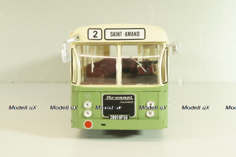 BROSSEL BL55 1966, bus, green, AUTOBUS DAL MONDO №67, Hachette 1:43 С журналом!
