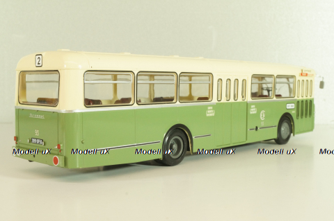 BROSSEL BL55 1966, bus, green, AUTOBUS DAL MONDO №67, Hachette 1:43 С журналом!