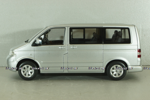 Volkswagen T5 Multivan 2003, silver, 188601, Norev 1:18