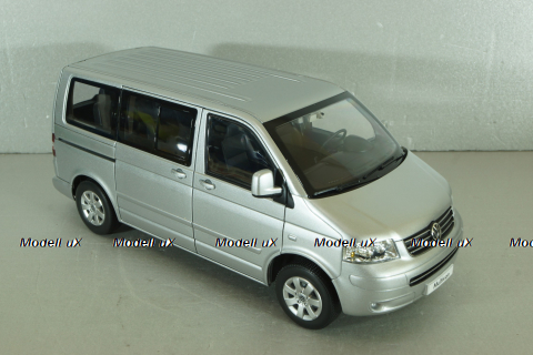 Volkswagen T5 Multivan 2003, silver, 188601, Norev 1:18