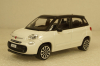 Fiat 500L 2012 white, Burago 1:43