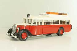 Citroen 46 DP UAD 1955, bus, red/beige, AUTOBUS DAL MONDO №25, Hachette 1:43