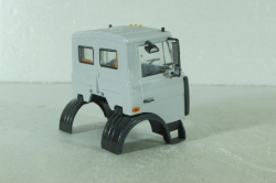 Маз кабина в сборе, серая, АвтоИстория 1:43