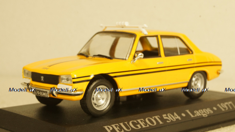 Peugeot 504 TAXI LAGOS 1977, Altaya 1:43