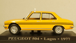 Peugeot 504 TAXI LAGOS 1977, Altaya 1:43