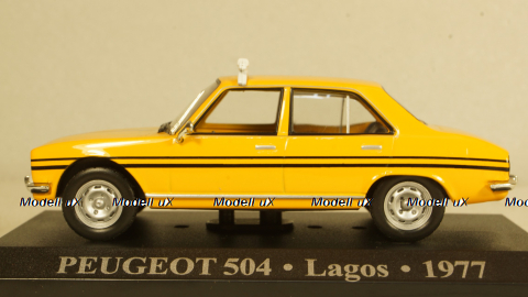 Peugeot 504 TAXI LAGOS 1977, Altaya 1:43