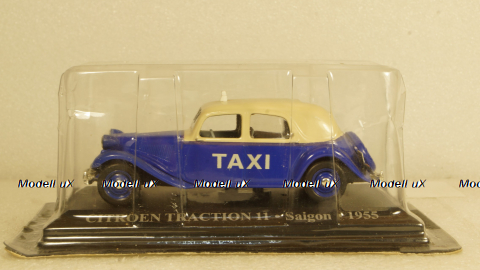 Citroen Traction 11 Taxi Saigon Vietnam 1955, blue, Altaya 1:43