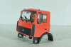 Маз кабина в сборе, красная, АвтоИстория 1:43