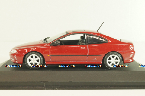 Peugeot 406 Coupe 1996, red, 430112620, Minichamps 1:43