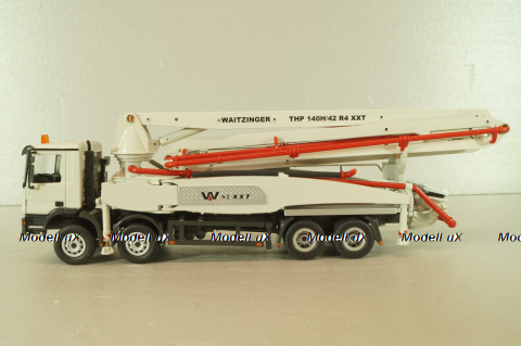 Mercedes-Benz Actros 4141 4-axle, Waitzinger 42XXT Concrete pump, B66000806, NZG 1:50 Уценка!