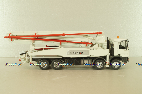Mercedes-Benz Actros 4141 4-axle, Waitzinger 42XXT Concrete pump, B66000806, NZG 1:50 Уценка!