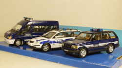Range Rover P38, Volkswagen Passat, Ford Transit, Набор полиция THW, Cararama 1:43