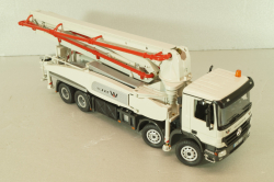 Mercedes-Benz Actros 4141 4-axle, Waitzinger 42XXT Concrete pump, B66000806, NZG 1:50 Уценка!
