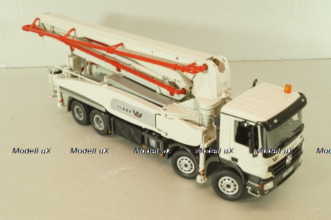 Mercedes-Benz Actros 4141 4-axle, Waitzinger 42XXT Concrete pump, B66000806, NZG 1:50 Уценка!