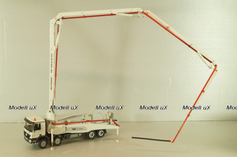 Mercedes-Benz Actros 4141 4-axle, Waitzinger 42XXT Concrete pump, B66000806, NZG 1:50 Уценка!