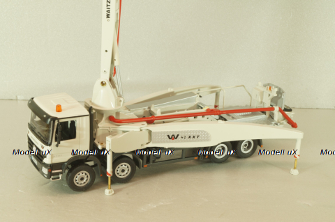 Mercedes-Benz Actros 4141 4-axle, Waitzinger 42XXT Concrete pump, B66000806, NZG 1:50 Уценка!