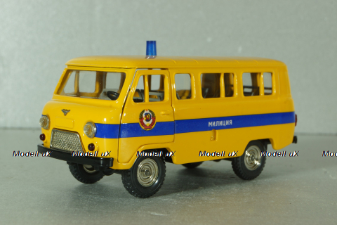 Уаз-452, милиция, Тантал/Радон (Конверсия) 1:43