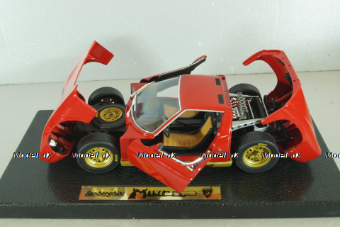 Lamborghini Miura 1971, red, 30302, Anson 1:18