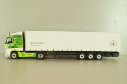Mercedes-Benz Actros FH25 GigaSpace 4x2 2012 with semi-trailer "Mercedes-Benz", green/silver, 8622/03, NZG 1:50
