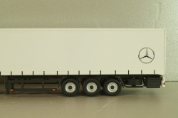 Mercedes-Benz Actros FH25 GigaSpace 4x2 2012 with semi-trailer "Mercedes-Benz", green/silver, 8622/03, NZG 1:50