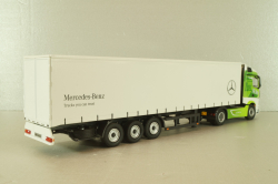Mercedes-Benz Actros FH25 GigaSpace 4x2 2012 with semi-trailer "Mercedes-Benz", green/silver, 8622/03, NZG 1:50