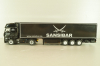 Mercedes-Benz Actros FH25 GigaSpace 4x2 2012 with semi-trailer "Sansibar", black, 8621/02, NZG 1:50 