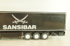 Mercedes-Benz Actros FH25 GigaSpace 4x2 2012 with semi-trailer "Sansibar", black, 8621/02, NZG 1:50 