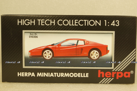 Ferrari Testarossa, red, 10306, Herpa 1:43