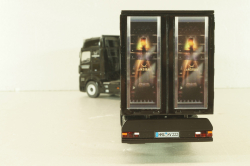 Mercedes-Benz Actros FH25 GigaSpace 4x2 2012 with semi-trailer "Sansibar", black, 8621/02, NZG 1:50 