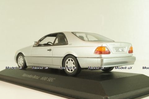 Mercedes-Benz 600 SEC (C140) 1992, B66005701, silver, Minichamps 1:43