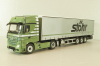 Mercedes-Benz Actros FH25 GigaSpace 4x2 2012 with semi-trailer "Stohr", green/silver, 8622/03, NZG 1:50