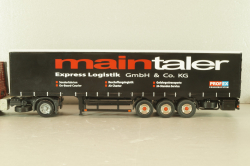 Kogel semi-trailer "Main taler", black, 848/01, NZG 1:50