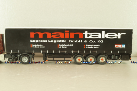 Kogel semi-trailer "Main taler", black, 848/01, NZG 1:50