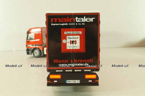 Kogel semi-trailer "Main taler", black, 848/01, NZG 1:50