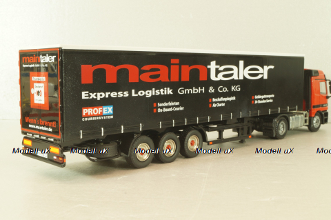 Kogel semi-trailer "Main taler", black, 848/01, NZG 1:50