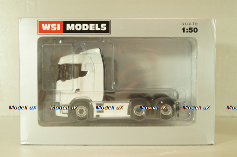 Scania Normal/CS20N 6x2 Tag axle 2004, white, 03-2006, WSI 1:50