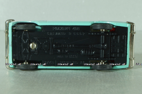 Москвич-408 А1, бирюзовый, Тантал/Радон 1:43