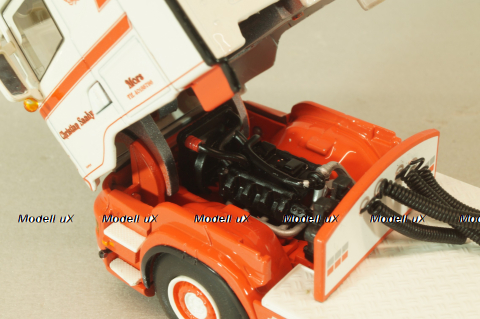 Scania R6 Topline 6x2 2004, white/red, 01-1547, WSI 1:50 