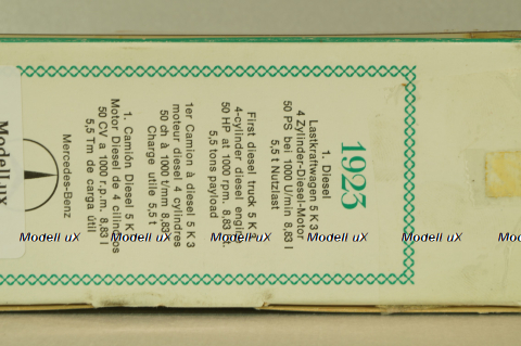 Mercedes-Benz Diesel 5 K 3 1927, Cursor 1:43